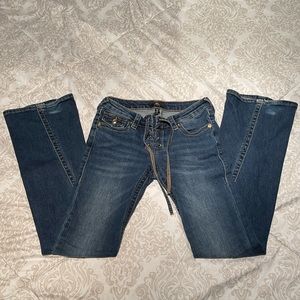 True Religion Joey low rise flare jeans